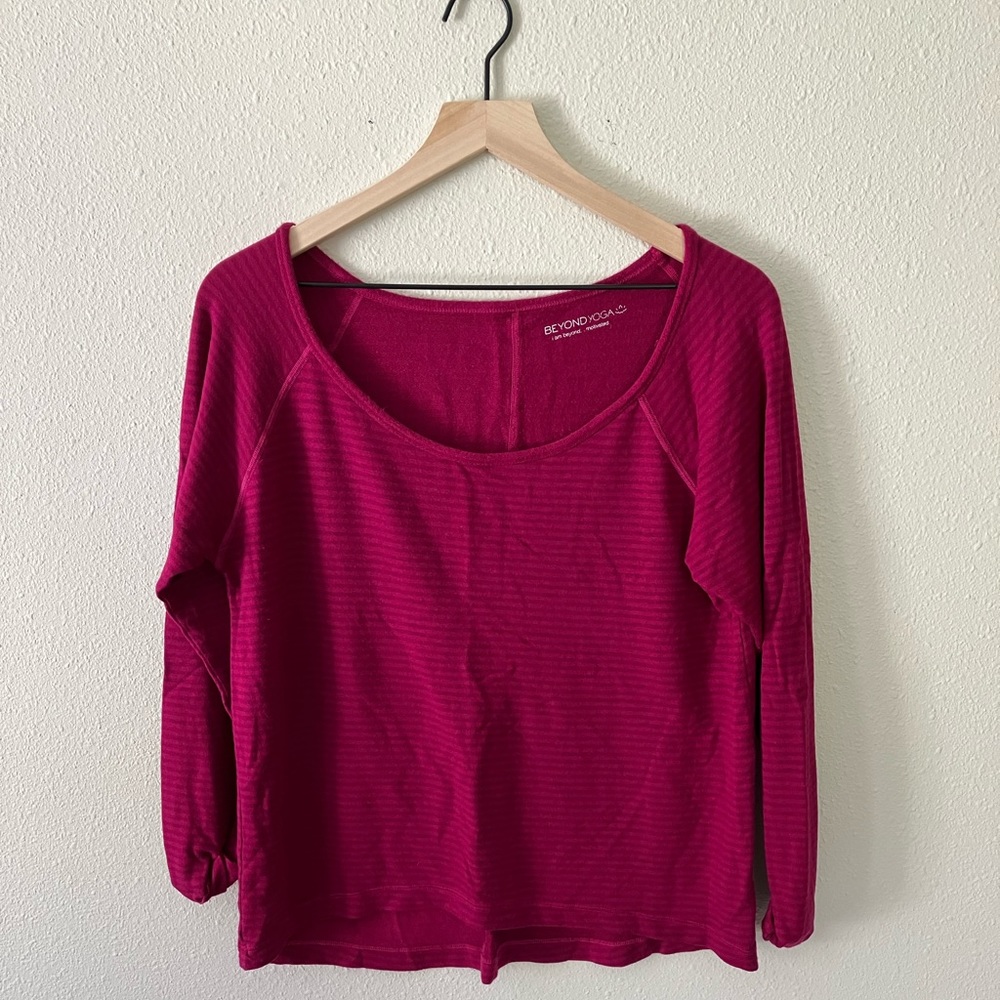 Beyond Yoga Pink Sweatshirt